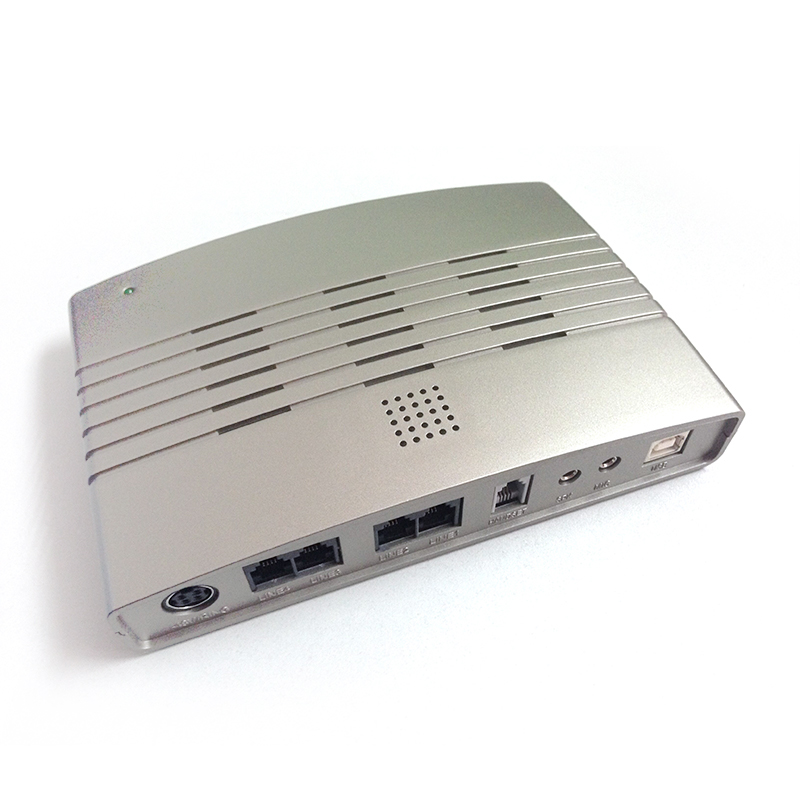 傲发(AOFAX) 通话服务器 电话呼叫中心 T80X语音盒 电话外呼系统 自动语音通知 热线系统 支持1-2外线 1-2坐席