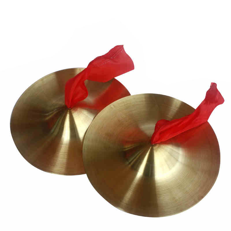 新宝大镲 镲乐器 25cm黄铜学生镲 大钹 亮镲 儿童大镲