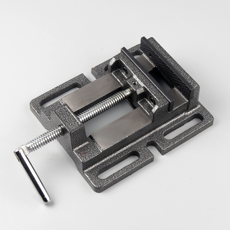 洛芙定做平口钳木工美式台钻平口钳精密68寸简易迷你小型台钳虎钳夹具