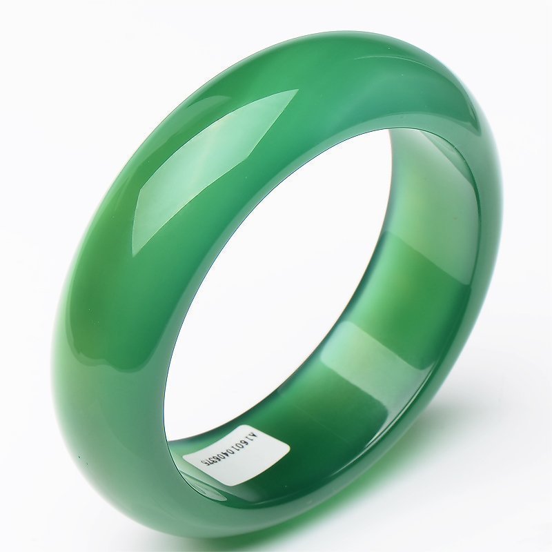 春龍 瑪瑙手鐲 帝王綠玉髓手鐲 女生玉石鐲子 水晶手鐲 送媽媽女友生日禮物帶證書  支持訂做 刻字 加寬加厚手鐲 58到59