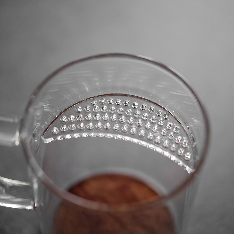 雅集玻璃杯带过滤耐热泡茶杯子使用过程中不小心碎了给换吗？