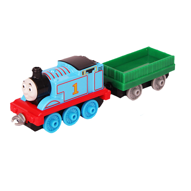 托马斯和朋友(THOMAS&FRIENDS)合金小火车玩具挂钩火车头滑行玩具二 托马斯带拖箱BHX25