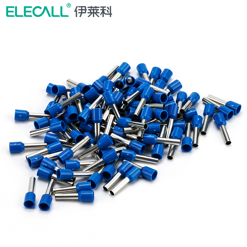 伊莱科(elecall) 欧式针型管型预绝缘端子ve冷压接线端头压线耳铜鼻子