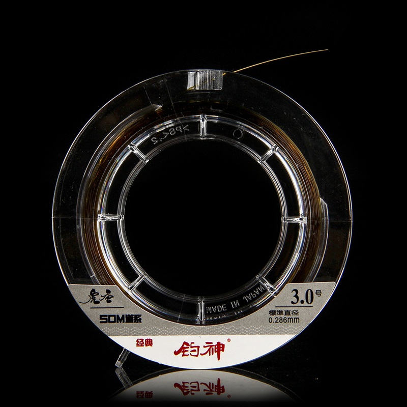 钓神（DIAOSHEN） 鱼线主线子线超强拉力尼龙线渔具用品渔线虎蚕台钓线 子线0.6