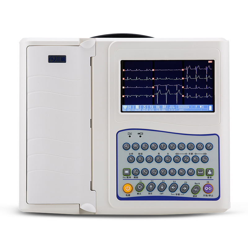 三锐科技 心电图机医用ECG-3312单三六十二道十二导 自动分析诊断12导联家用检测仪便携式一体机 十二道ECG-3312