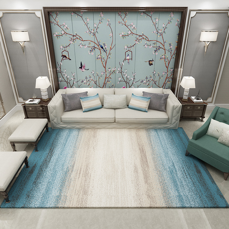 东升地毯 现代简约时尚客厅地毯茶几毯 北欧ins风卧室房间地毯纯色
