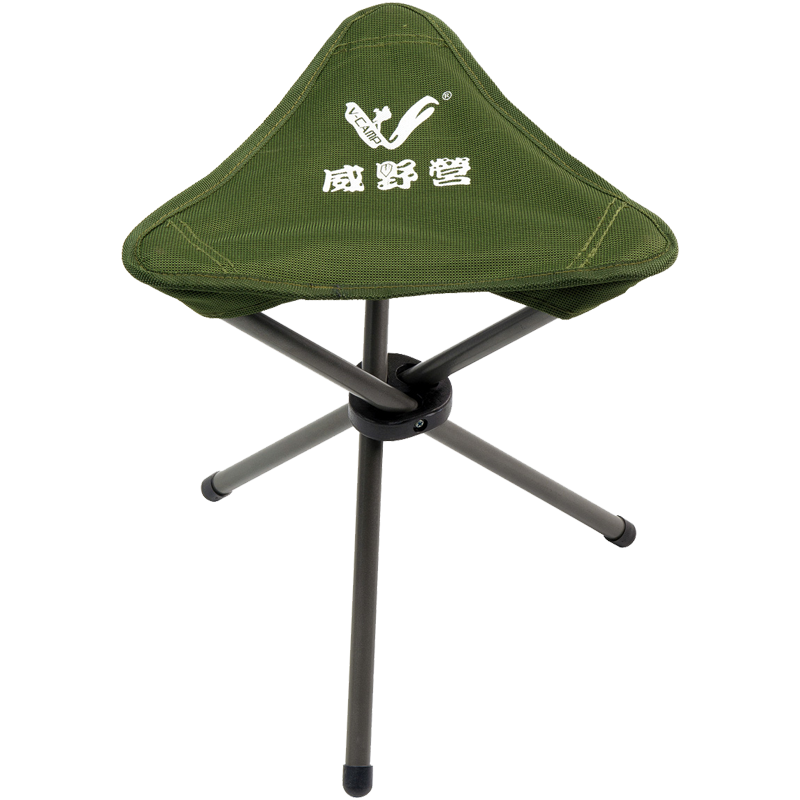 威野营 V-CAMP 户外折叠椅 便携小板凳 小马扎椅子 三脚凳 三角凳子
