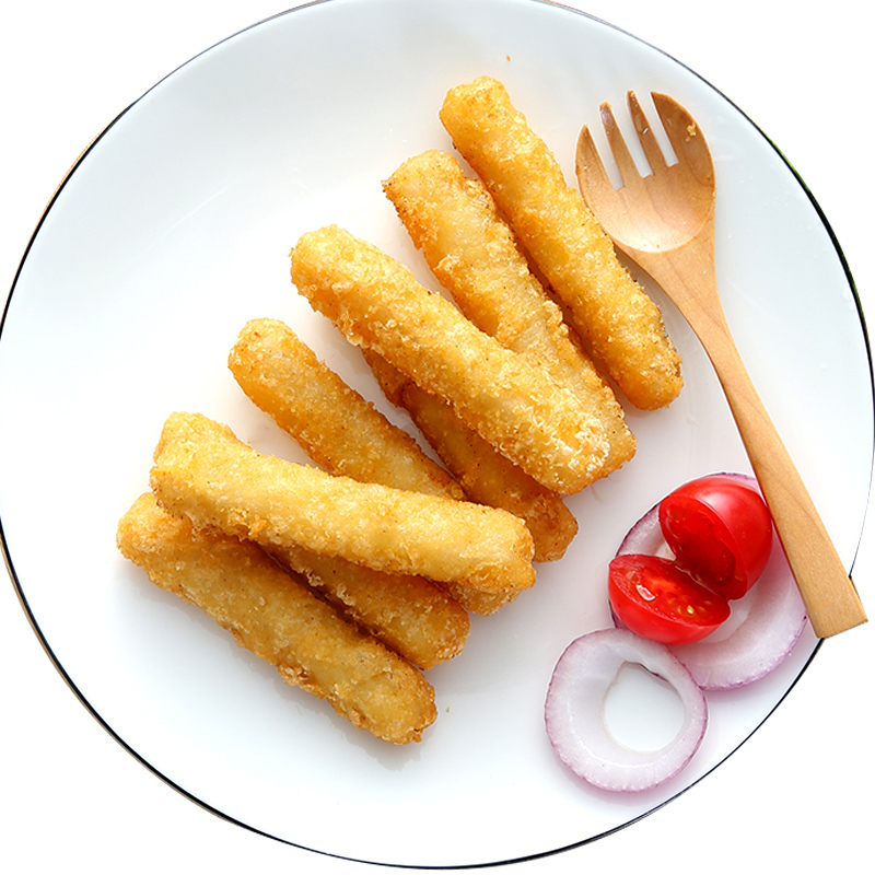 浩源 冷冻香酥鳕鱼条 350g 盒装 煎炸小食 家庭聚会 国产海鲜水产