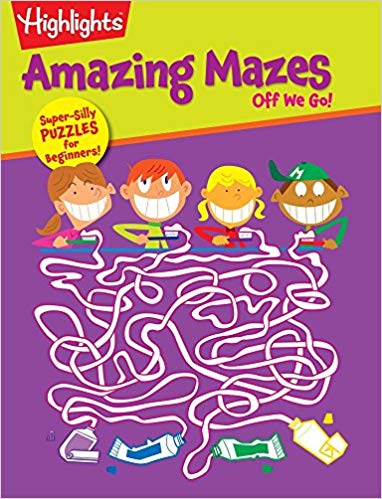 Off We Go!: Highlights Amazing Mazes for Beginners