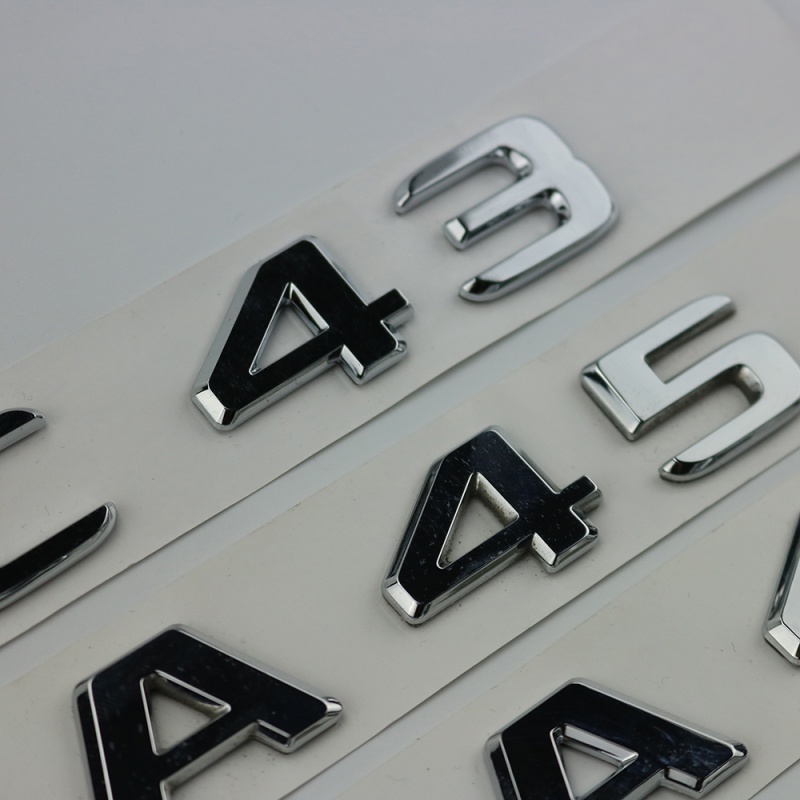 奔驰A45 CLA45 GLA45 GLE43 GLC43 E43 C43 AMG改装车标后尾标 16年之前GLA45一套