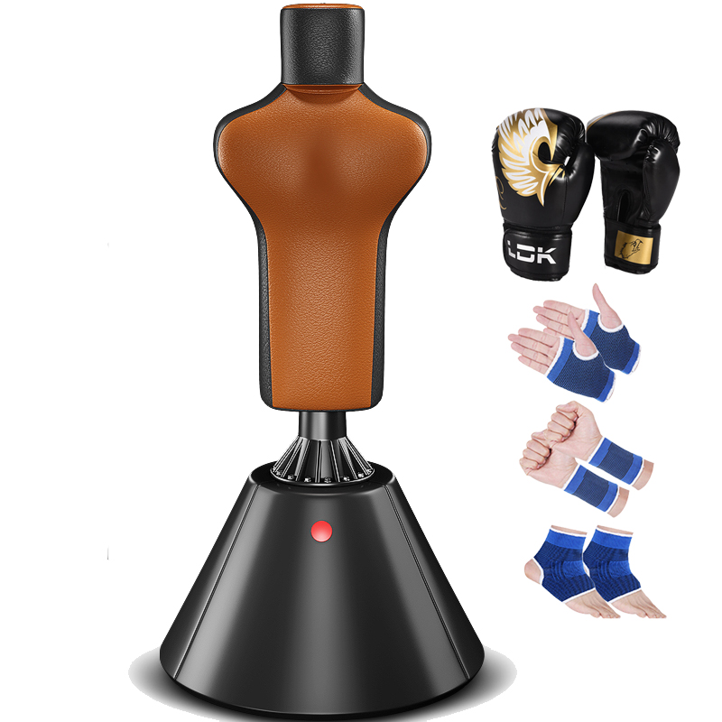 创步 人形拳击沙袋散打立式家用不倒翁成人跆拳道训练健身器材武术