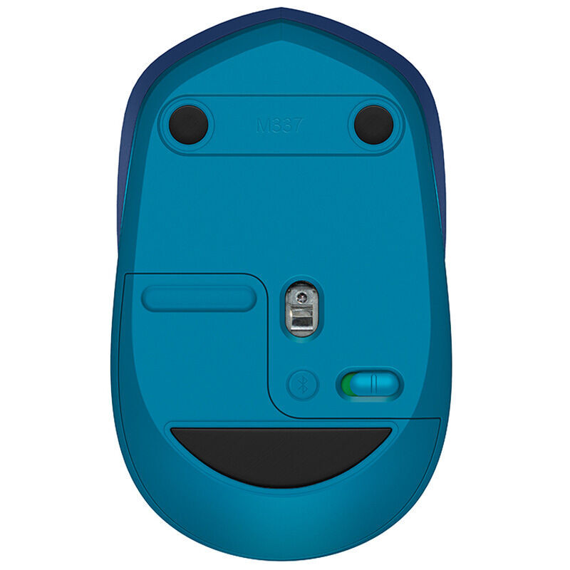 罗技（Logitech）M337(M336)无线蓝牙鼠标 家用商务办公鼠标 笔记本台式电脑一体机鼠标 蓝色