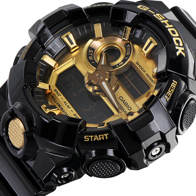 卡西欧CASIO手表G-SHOCK系列男士运动手表胳膊粗的人戴着好不好看？