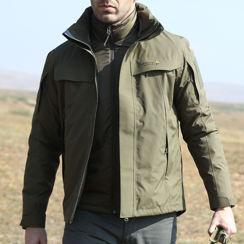 龙牙户外保暖冲锋衣