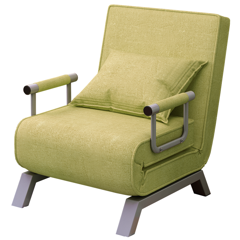 欧莱特曼（oulaiteman） 多功能沙发床客厅小户型午休午睡折叠床客厅书房休息办公室沙发 草绿色 宽80cm