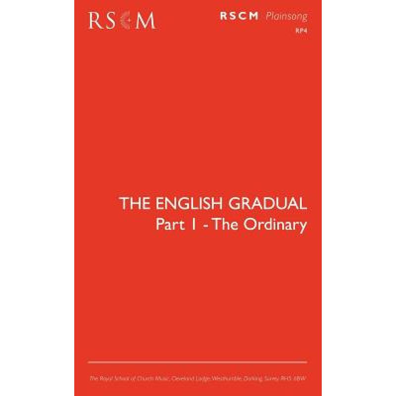 预订 the english gradual part 1-the ordinary