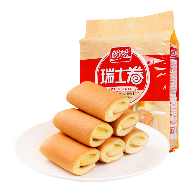 京东极速版有券的上盼盼瑞士卷240g香橙味