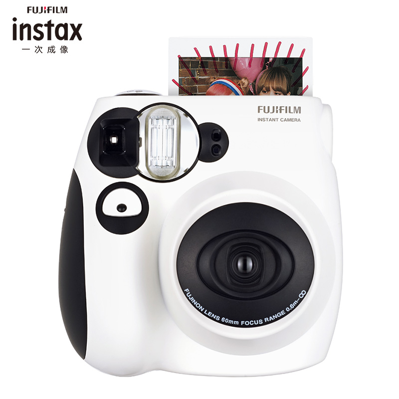 富士（FUJIFILM）INSTAX 一次成像相机 MINI7s相机 黑白熊猫版