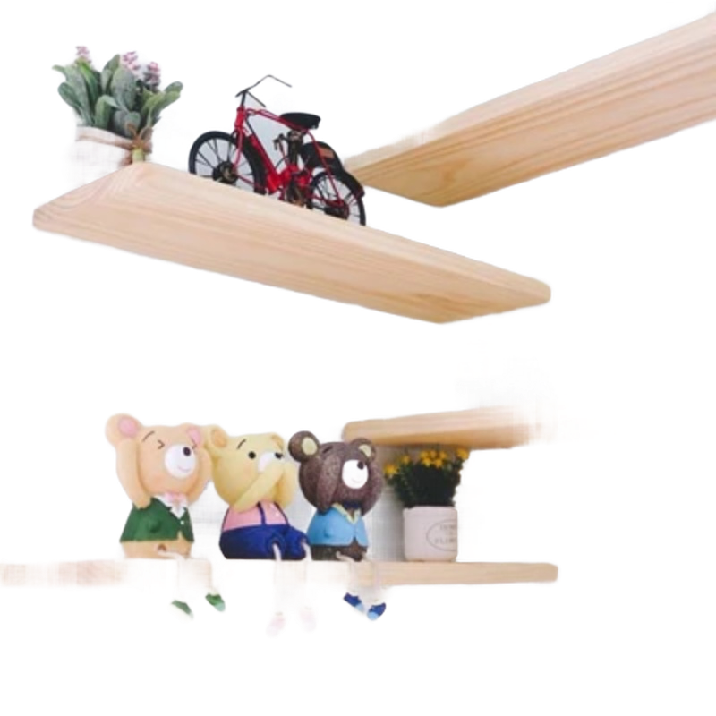 奥帝格 定制实木隔板订制一字隔板置物架墙上墙壁厨房衣柜隔板层板卧室书架货架机顶盒松木搁板 松木60*30*1.7厘米厚度