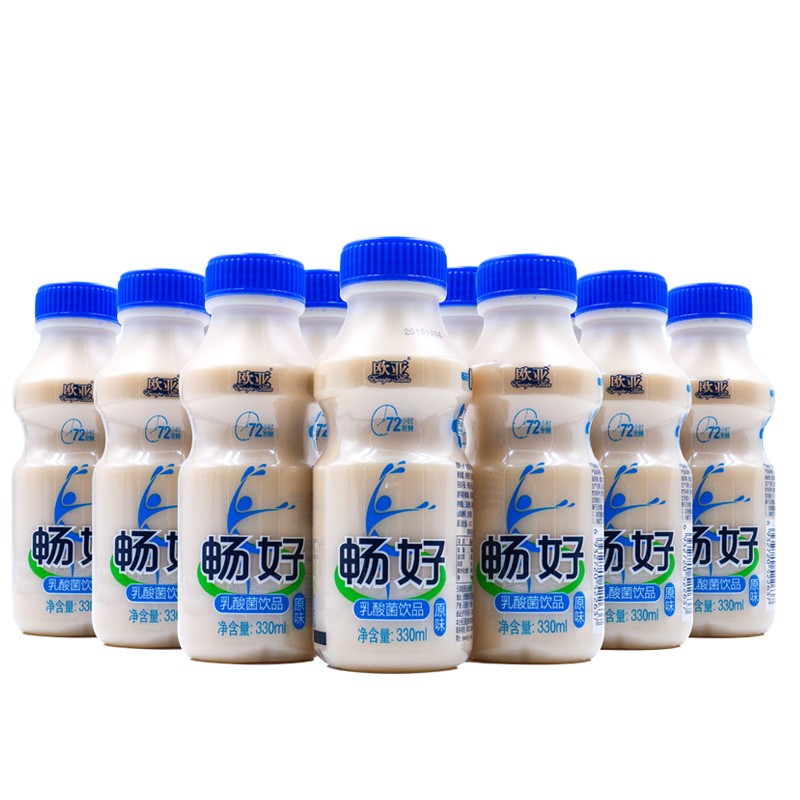 欧亚(europe-asia) 畅好原味乳酸菌饮品 酸奶饮料 330ml*12瓶/箱