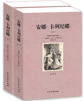 安娜卡列尼娜 (上下册两本) 全译本无删节中文原版 世界名著俄国文学小说史里程碑托尔斯泰