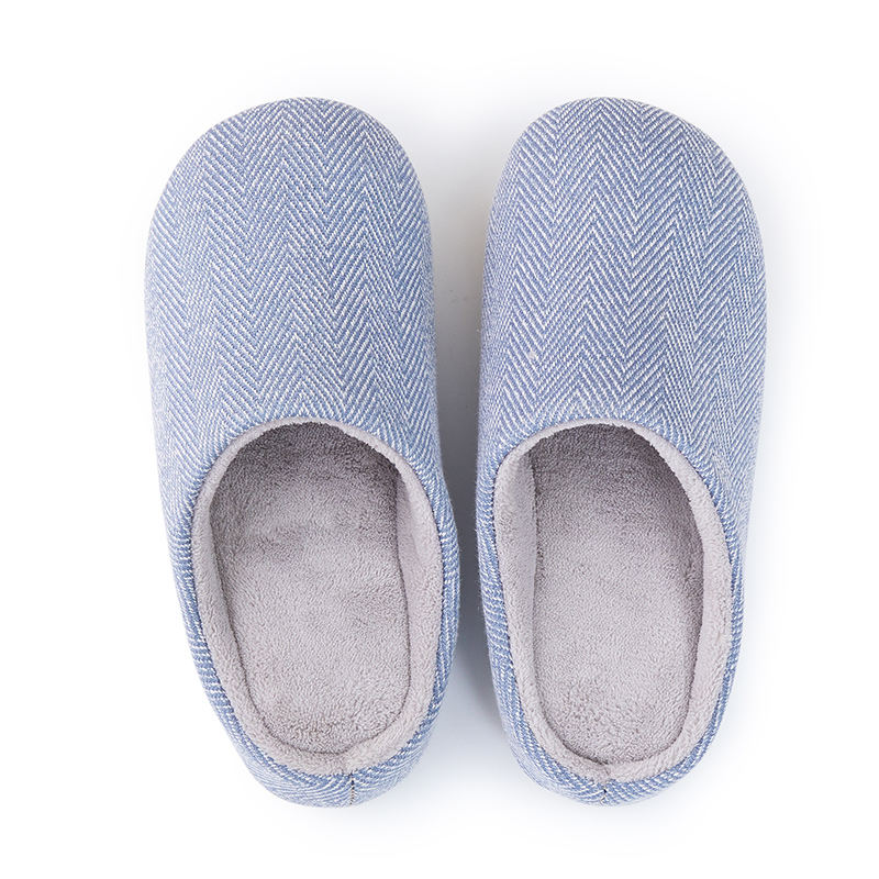 博洋博洋家纺 秋冬软底包头拖鞋男可机洗鞋保暖防滑居家情侣室内拖鞋