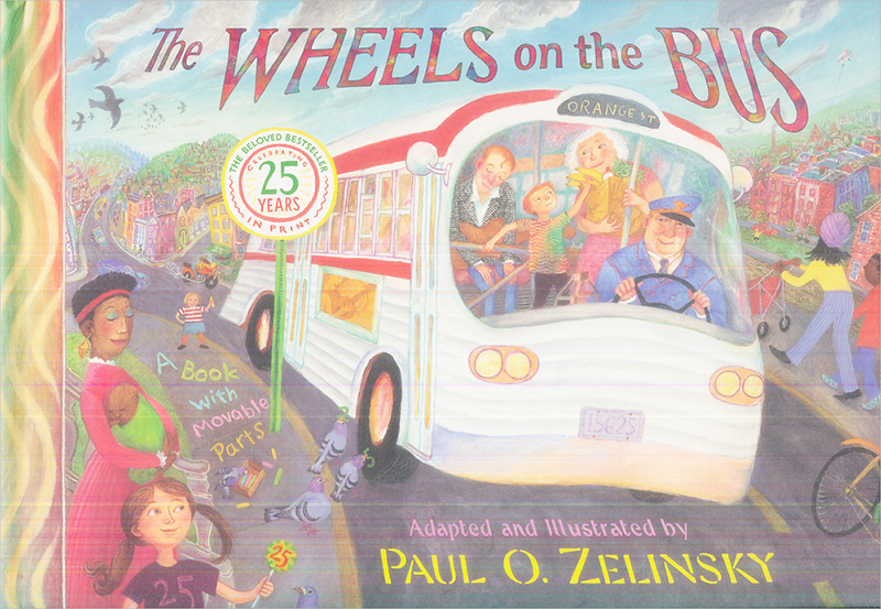  《The Wheels on the Bus》汽车轮子立体书