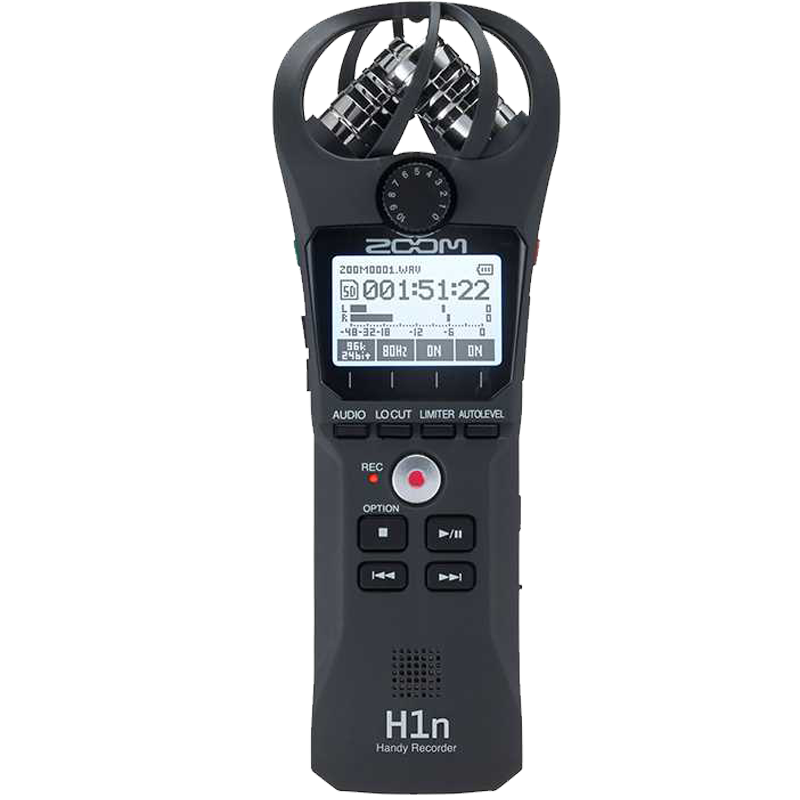 ZOOM H1N H2N H4N H5 H6 H8便携立体声数码录音笔 录音机 相机微电影采访录音机 H1N+APH-1N原装配件包套装10031346507751