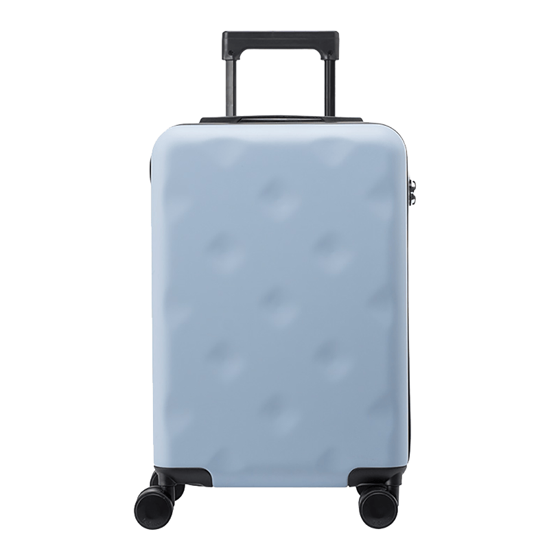 不莱玫行李箱女拉杆箱男旅行箱大容量密码箱商务学生托运24英寸 浅蓝色
