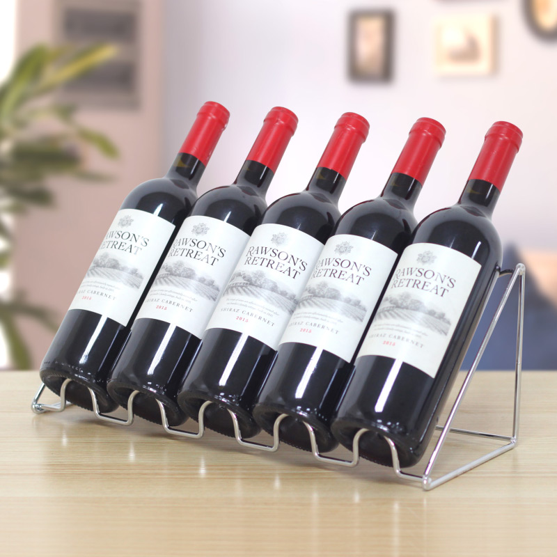 颐馨 红酒架葡萄酒陈列展示架 酒柜吧台酒瓶摆件铁艺斜放创意客厅家用