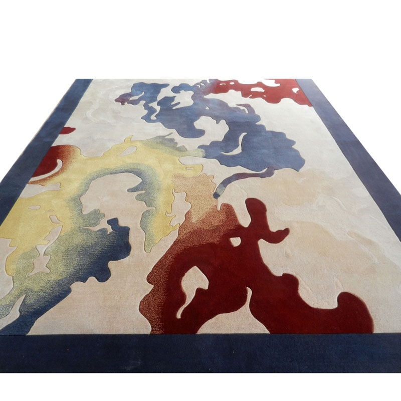 海马地毯 新西兰羊毛手工地毯 客厅茶几沙发卧室书房定制地毯 hm-1035