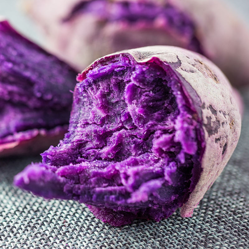 新鲜紫罗兰小紫薯新鲜地瓜正宗农家自种紫心粉糯番薯5斤装 5斤装