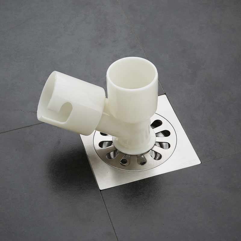 荣洁(rongjie) 洗衣机洗脸盆共用下水管套入式适合多种管径地漏三通