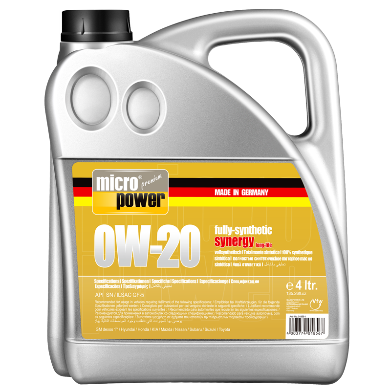 马驰宝迈跑系列机油全合成机油5w30低灰分0w40适用汽柴油0w20进口 迈