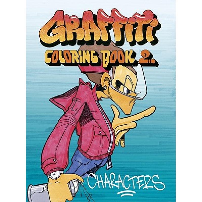 预订 Graffiti Coloring, Book 2: Characters