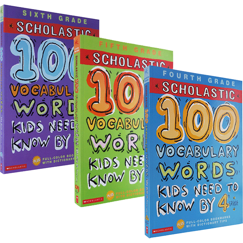 100 Words Kids Need to Read 4-6年级 英语词汇课外练习册 趣味单词