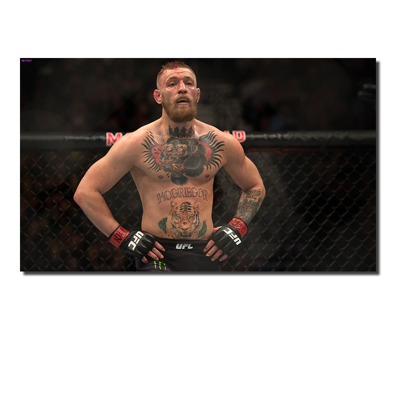 居梦坞 ufc嘴炮康纳麦格雷戈海报综合格斗术墙贴海报mma巨星周边装饰
