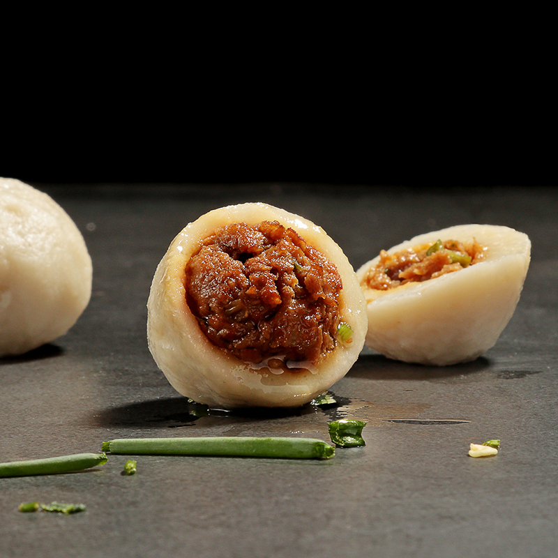 海霸王 台湾风味爆浆小鱼丸 500g 火锅食材 火锅丸子 烧烤食材 关东煮