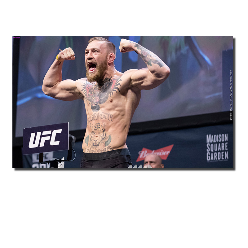 居梦坞 ufc嘴炮康纳麦格雷戈海报综合格斗术墙贴海报mma巨星周边装饰
