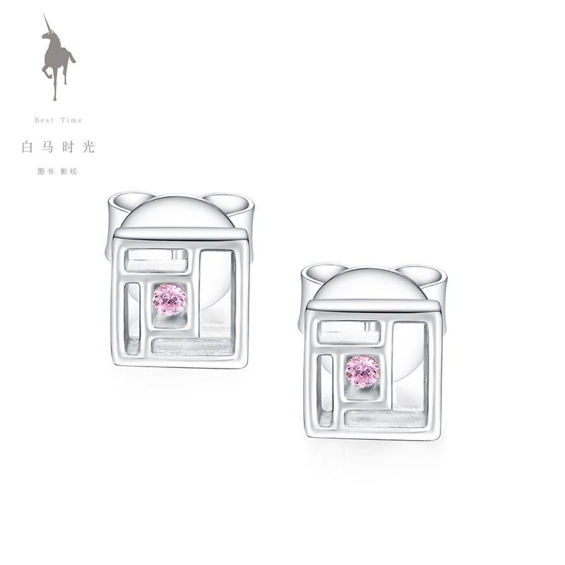 白马时光文创珠宝迷路耳钉