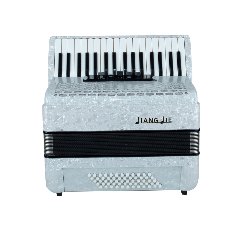 姜杰 JiangJie手风琴成人100BS80贝斯60贝司18mm键盘 60贝司 白色
