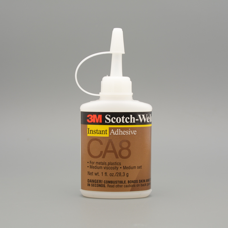 3M胶水CA8多功能胶车用金属塑料强力胶粘鞋胶防水补鞋胶水     28.3g/支 单支