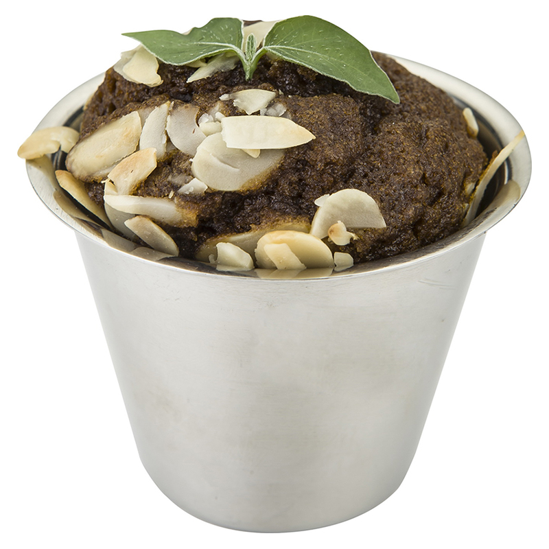 乐厨乐 甜点杯点心杯不锈钢沙拉杯布丁杯蛋糕杯烘焙模具木糠蛋糕模具