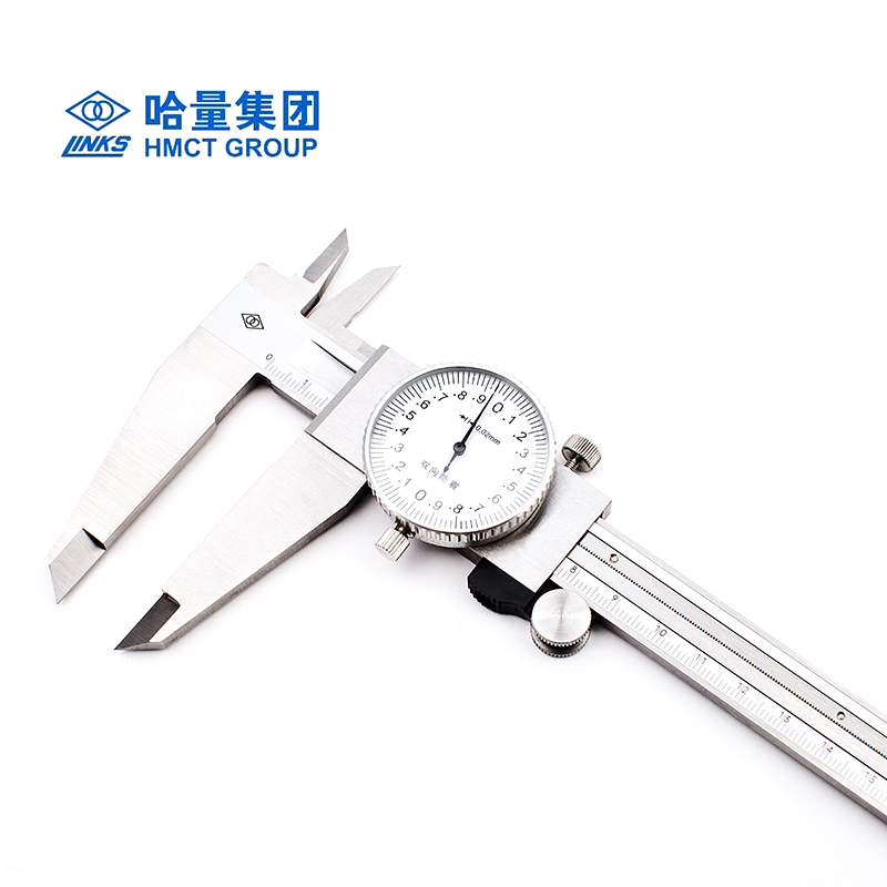 哈量带表卡尺0-150mm0-300mm四用带表卡尺带表游标卡尺带深度四用功能