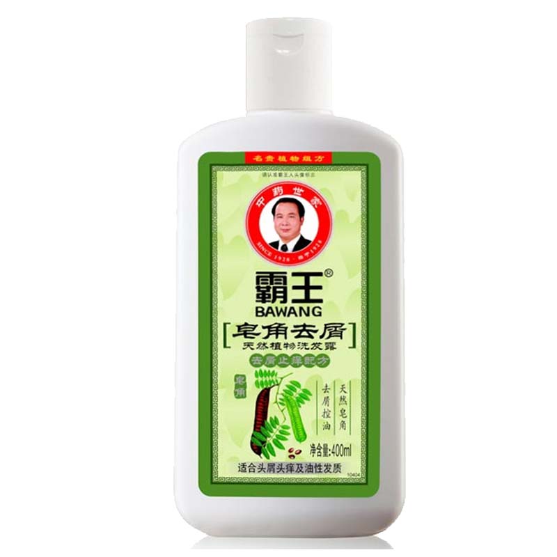 霸王(bawang) 皂角去屑止痒洗发水400ml滋润洗发液男女士洗发露0816