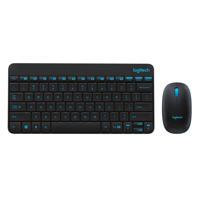 罗技（Logitech）MK245 Nano 无线键鼠套装 电脑台式机笔记本迷你键鼠套装 MK245黑色