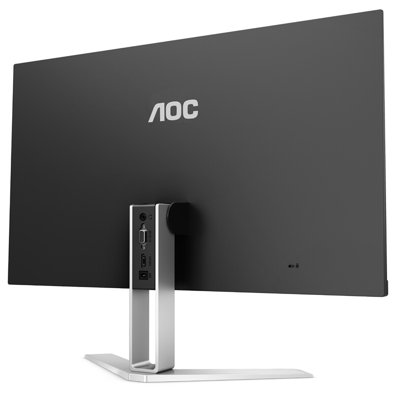 AOC 27英寸 AH-IPS广视角 全面屏三边无框设计 高清接口 节能低蓝光不闪屏 液晶电脑显示器 27N1H
