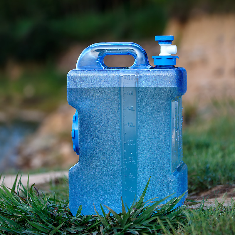野餐用品挪客户外PC水桶带盖茶道饮用纯净家用大号水桶使用两个月反馈！这就是评测结果！