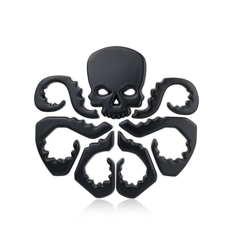 浮生汽车个性金属车贴复仇者联盟神盾局九头蛇车门贴油箱贴车尾装饰贴