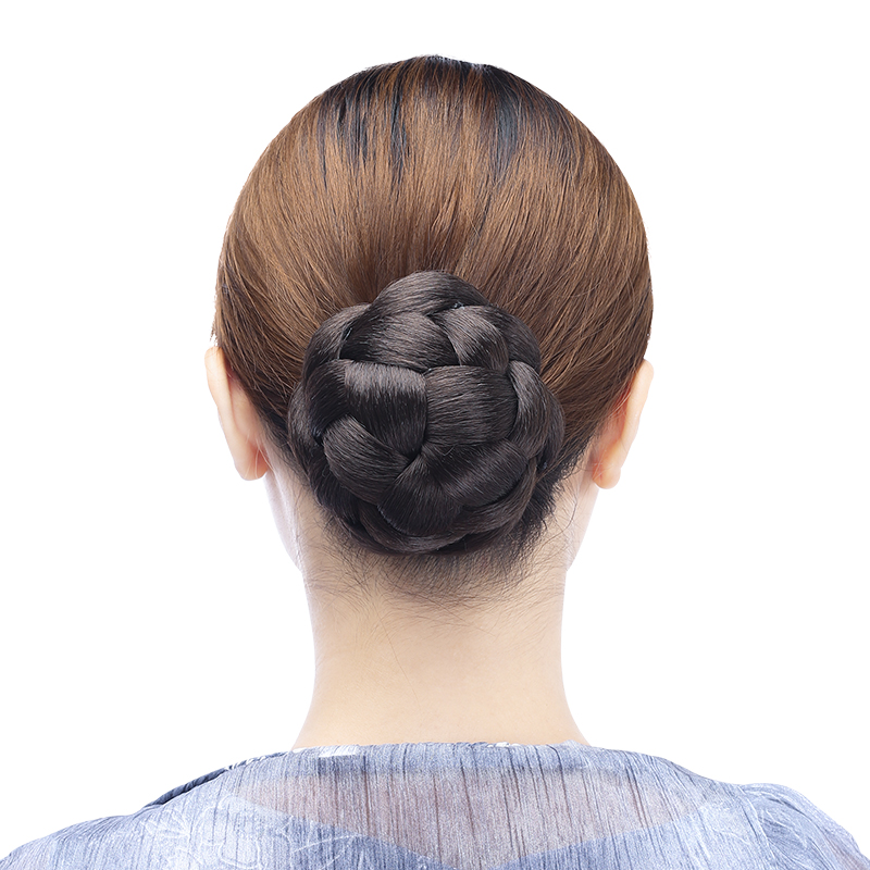 娇滴(cutie) 娇滴滴 假发发髻 纯手工编织盘发造型 复古新娘花苞头发